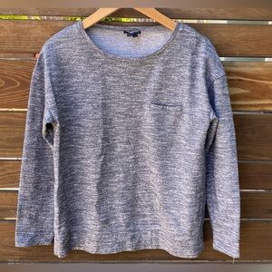Theory Gray Long Sleeve Sweater - M